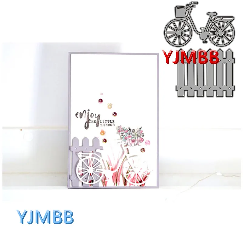 YJMBB 2021 New Nice Bike And Fence Metal Cutting Dies Scrapbook Album Paper DIY Card Craft Embossing Die Cutting
YJMBB 2021 New Nice Bike And Fence Metal Cutting Dies Scrapbook Album Paper DIY Card Craft Embossing Die Cutting