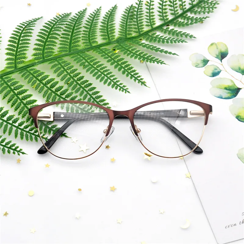 LUCIDIE New Cat Eye Metal Glasses Frame Women Vintage Clear Lens Myopia Eyeglasses Frames Female Transparent Optical Spectacles 
LUCIDIE New Cat Eye Metal Glasses Frame Women Vintage Clear Lens Myopia Eyeglasses Frames Female Transparent Optical Spectacles