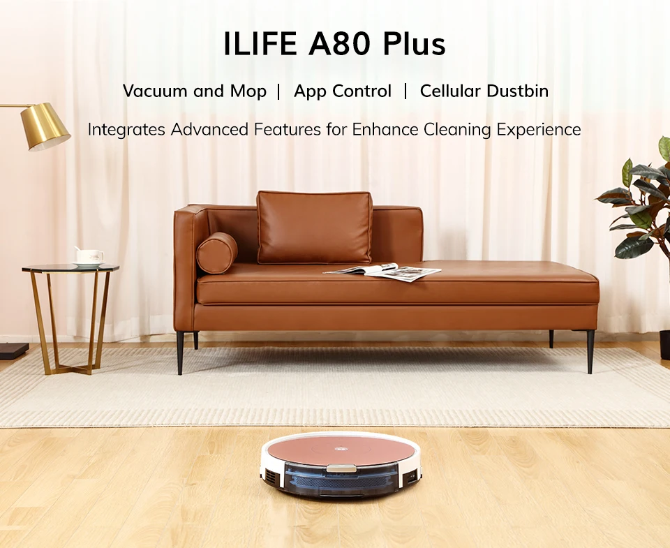 ILIFE A80 Plus Robot Vacuum Cleaner Smart Cellphones WIFI App control Powerful suction Electronic wall cleaning,household tools
ILIFE A80 Plus Robot Vacuum Cleaner Smart Cellphones WIFI App control Powerful suction Electronic wall cleaning,household tools