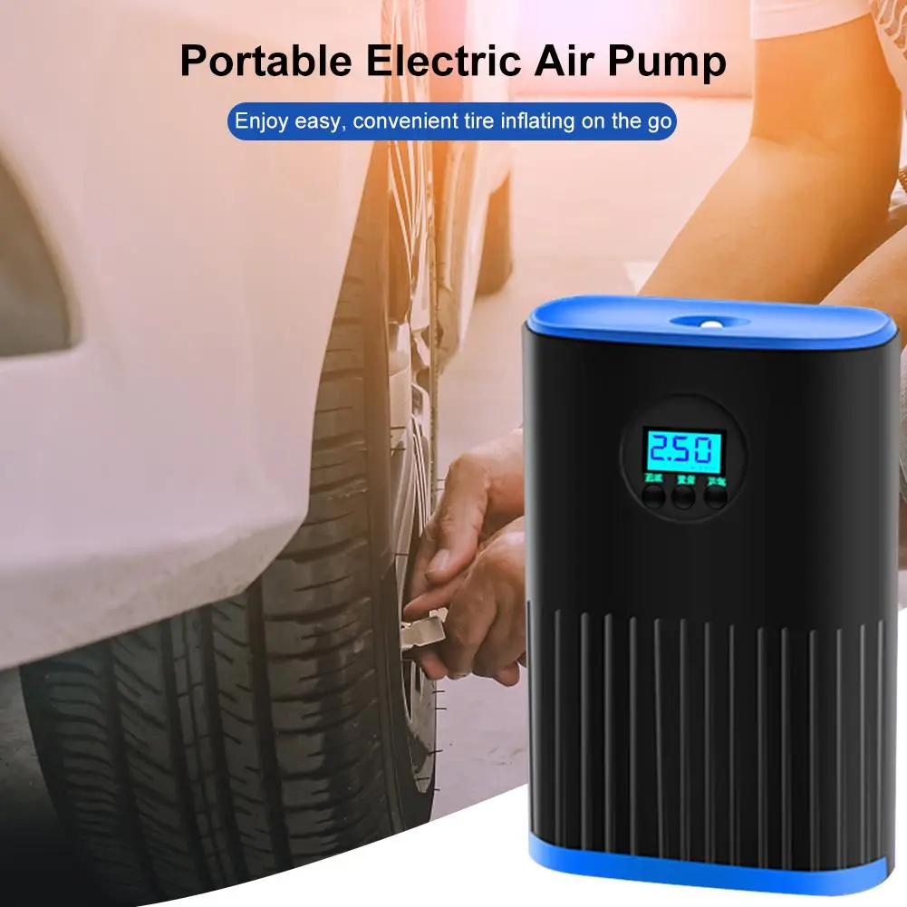 Digital Tire Inflator Mini Portable Electric Air Pump with Gauge Air Compressor Machine for Car Bike Tires
Digital Tire Inflator Mini Portable Electric Air Pump with Gauge Air Compressor Machine for Car Bike Tires