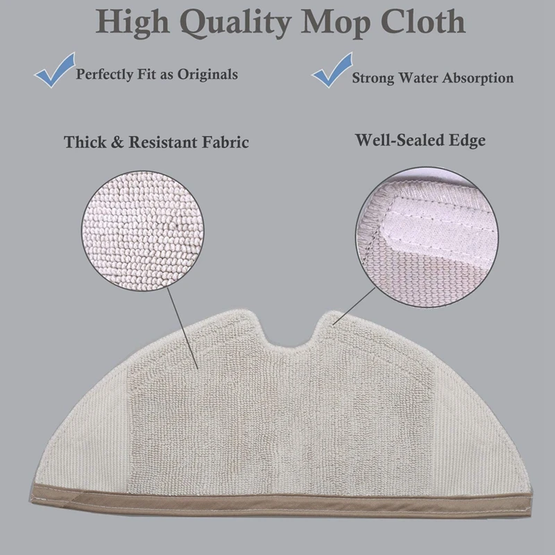 11 Pcs Replacement Parts Kit for Xiaomi Mijia 1C Robot Accessories Side Brush HEPA Filter Brush Mop 
11 Pcs Replacement Parts Kit for Xiaomi Mijia 1C Robot Accessories Side Brush HEPA Filter Brush Mop