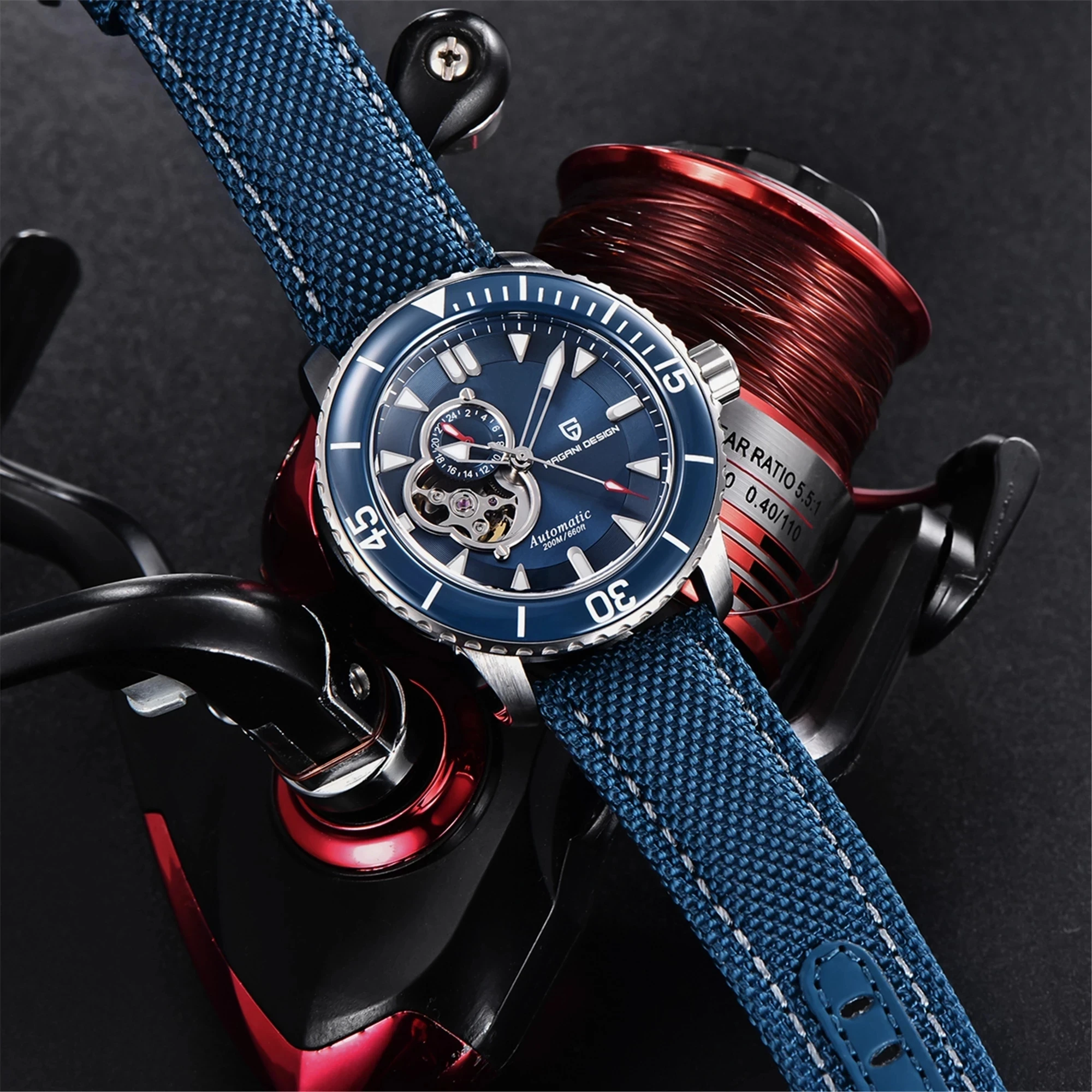 PAGANI DESIGN Tourbillon Men Watch Ceramic Bezel Sapphire Crystal Hollow Automatic Watches 200M Waterproof Mechanical Wristwatch
PAGANI DESIGN Tourbillon Men Watch Ceramic Bezel Sapphire Crystal Hollow Automatic Watches 200M Waterproof Mechanical Wristwatch