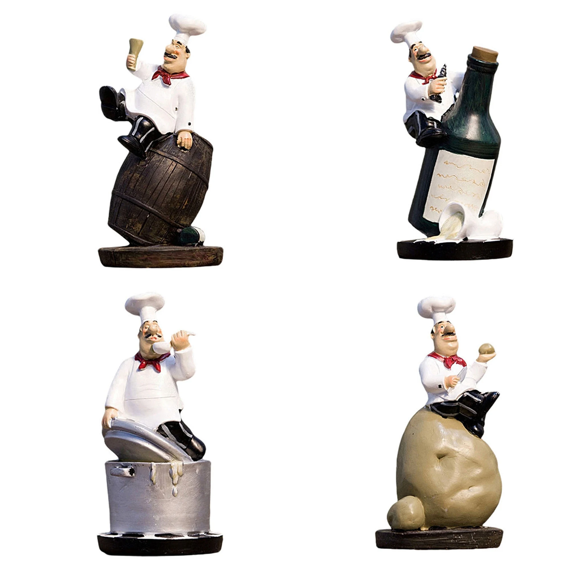 4pcs Europe Vintage Potato Chef Statue Sculpture Figurine Christma DIY Resin Ornaments Bread Wine Cabinet Gift Home Decoration 
4pcs Europe Vintage Potato Chef Statue Sculpture Figurine Christma DIY Resin Ornaments Bread Wine Cabinet Gift Home Decoration