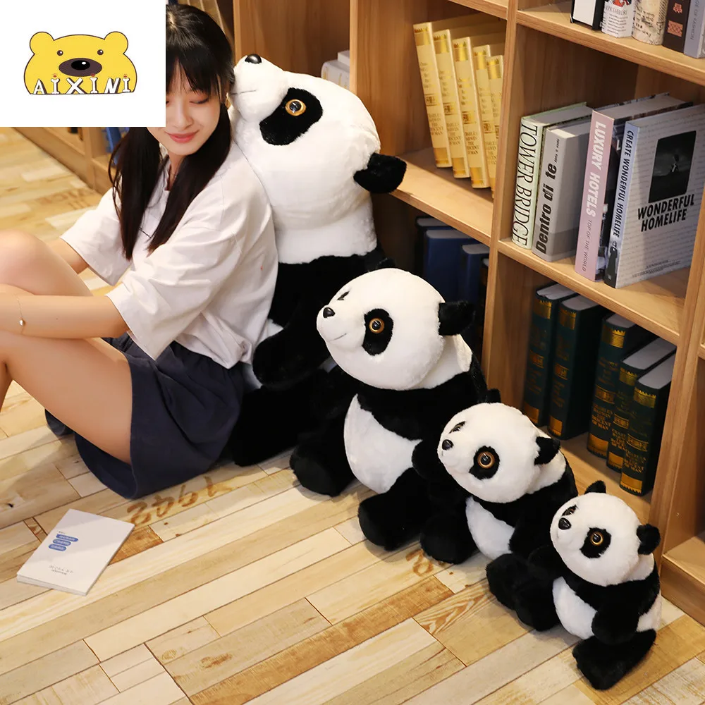 Soft Sitting Panda Stuffed Animal Cute Panda Plush Pillow Comfortable Sleeping Giant Panda Bear Plush Kawaii Plush Toys for Girl
Soft Sitting Panda Stuffed Animal Cute Panda Plush Pillow Comfortable Sleeping Giant Panda Bear Plush Kawaii Plush Toys for Girl