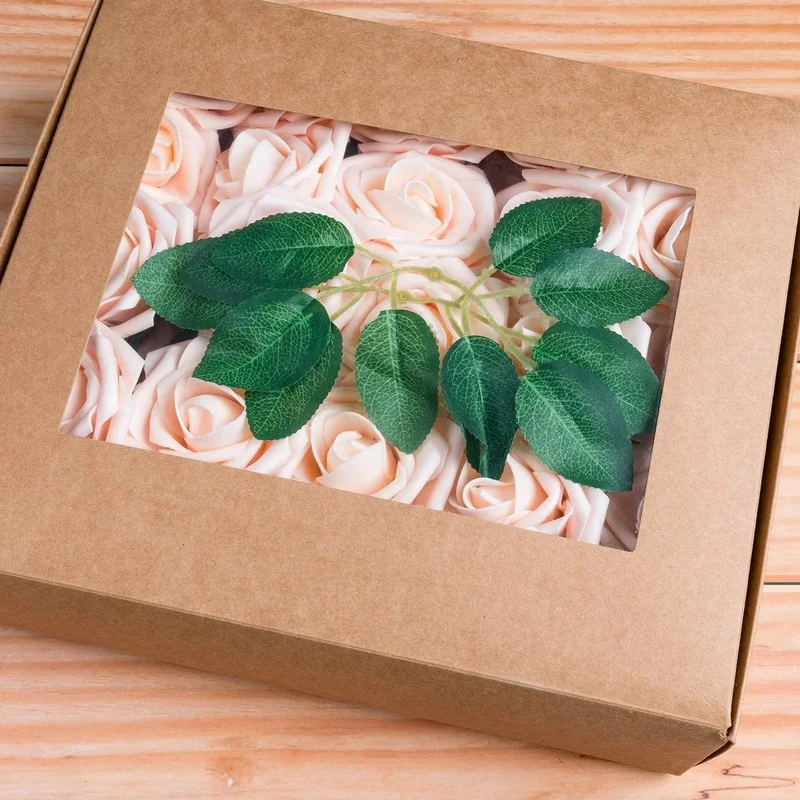 50PCS Real Touch Fake Roses Artificial Flowers Foam Roses DIY for Wedding Bouquets Home Decorations
50PCS Real Touch Fake Roses Artificial Flowers Foam Roses DIY for Wedding Bouquets Home Decorations