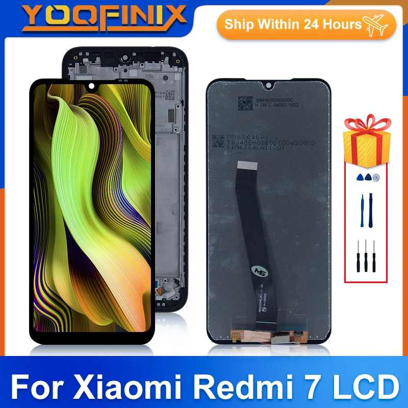 ЖК-дисплей 6,26 дюйма для Xiaomi Redmi 7, дигитайзер в сборе для Redmi 7, дисплей M1810F6LG M1810F6LH M1810F6LI, ЖК-запчасти
ЖК-дисплей 6,26 дюйма для Xiaomi Redmi 7, дигитайзер в сборе для Redmi 7, дисплей M1810F6LG M1810F6LH M1810F6LI, ЖК-запчасти