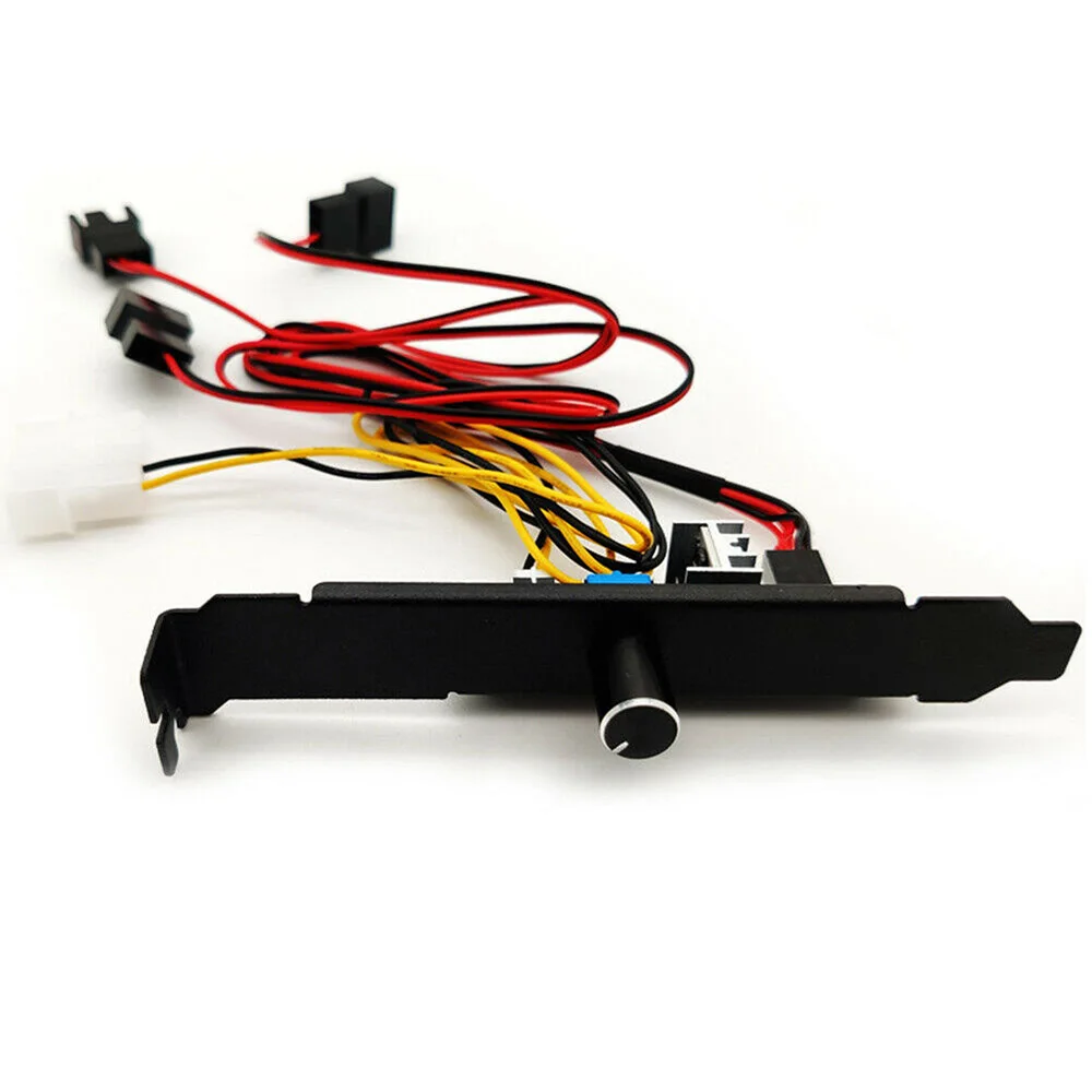 3Pin/4Pin Cooling Fan Hub 4D SATA Power Supply 3/8 Way Knob Speed Controller Regulator with LED Indicator Light
3Pin/4Pin Cooling Fan Hub 4D SATA Power Supply 3/8 Way Knob Speed Controller Regulator with LED Indicator Light