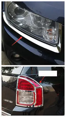 Front Head Light Eyelid + Rear Tail Light Cover Trim 4pcs for JEEP COMPASS 11-15
Front Head Light Eyelid + Rear Tail Light Cover Trim 4pcs for JEEP COMPASS 11-15