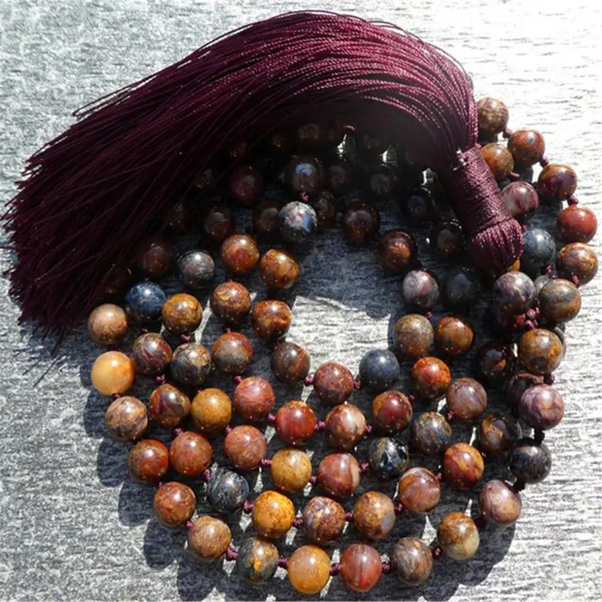 8mm 108 Picasso necklace knotted with tassels Tibetan Meditation Chakra Buddhism Spiritua Classic
8mm 108 Picasso necklace knotted with tassels Tibetan Meditation Chakra Buddhism Spiritua Classic