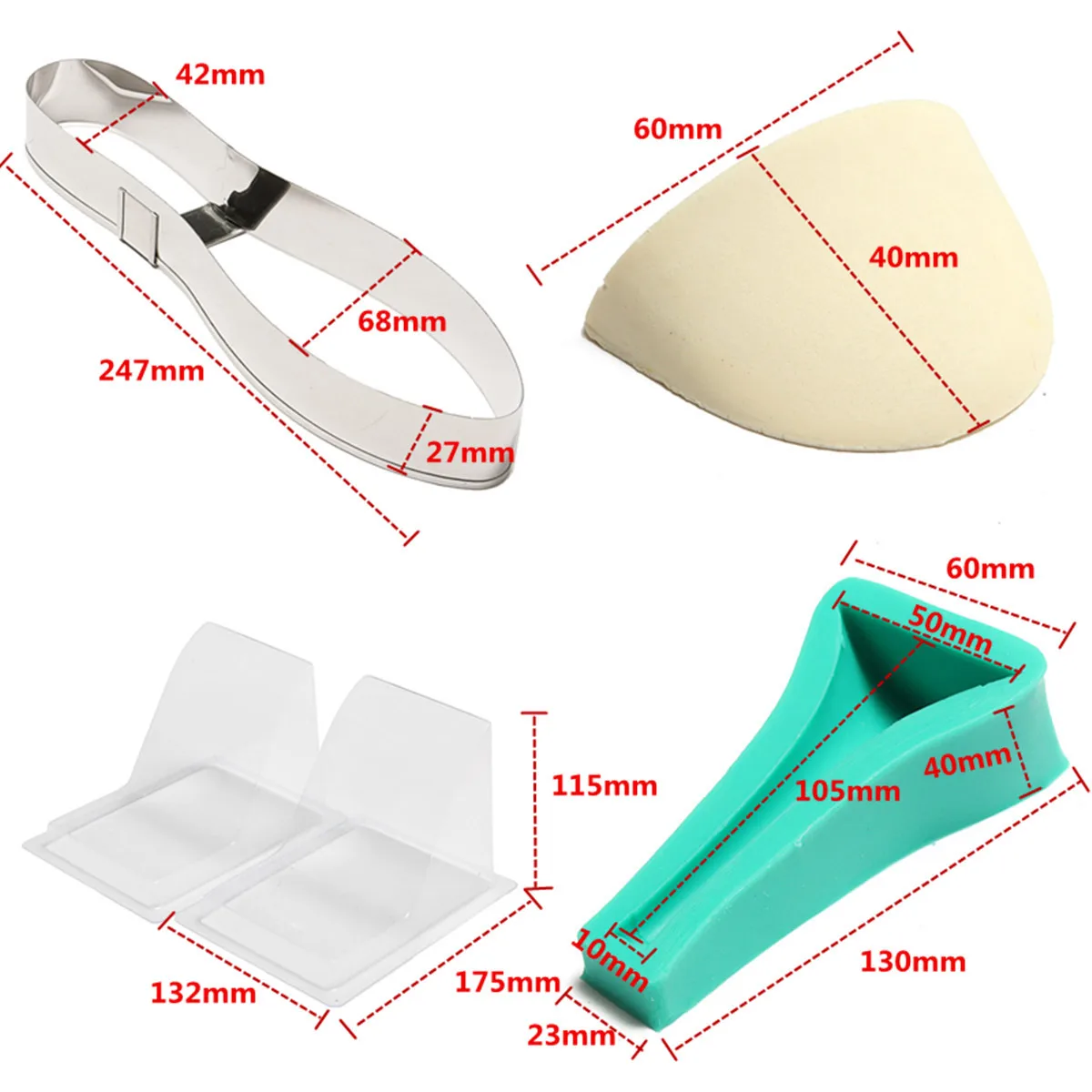 High Heel Fondant Cake Mold Kit Sugarcraft Baking Food Grade Silicone Shoe Shape Mould Wedding Cake Decorating Template Decor
High Heel Fondant Cake Mold Kit Sugarcraft Baking Food Grade Silicone Shoe Shape Mould Wedding Cake Decorating Template Decor