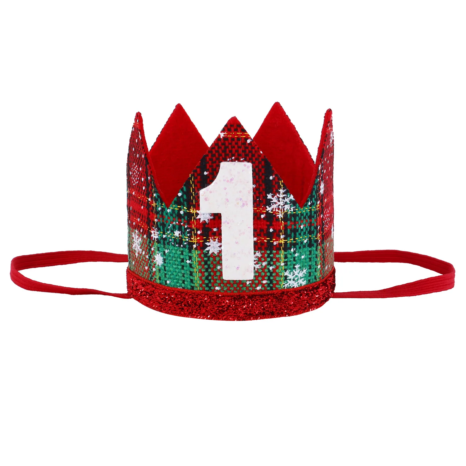 50 Pcs/Lot, Snowflower Print Glitter Birthday Crown Headband, Christmas Birthday Party Hat, First Birthday Crown Outfit
50 Pcs/Lot, Snowflower Print Glitter Birthday Crown Headband, Christmas Birthday Party Hat, First Birthday Crown Outfit