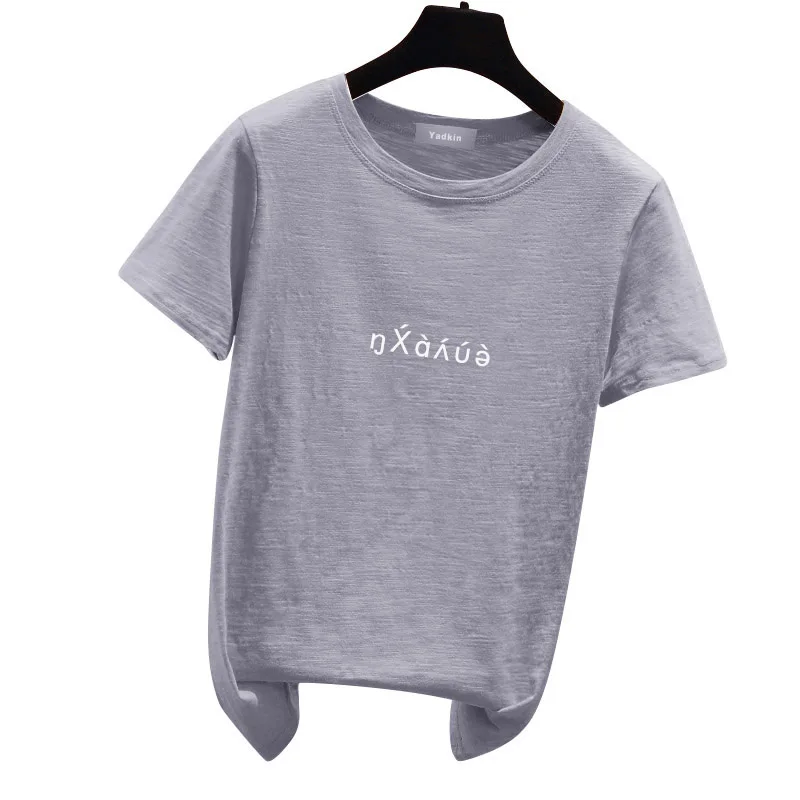 Высококачественная мягкая классическая Повседневная дышащая хлопковая Женская летняя футболка с коротким рукавом
Высококачественная мягкая классическая Повседневная дышащая хлопковая Женская летняя футболка с коротким рукавом