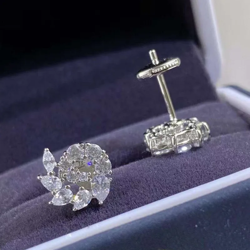 Designer Fashion 925 Sterling Silver Jewelry 3A Cubic Zirconia Party Earring 
Designer Fashion 925 Sterling Silver Jewelry 3A Cubic Zirconia Party Earring