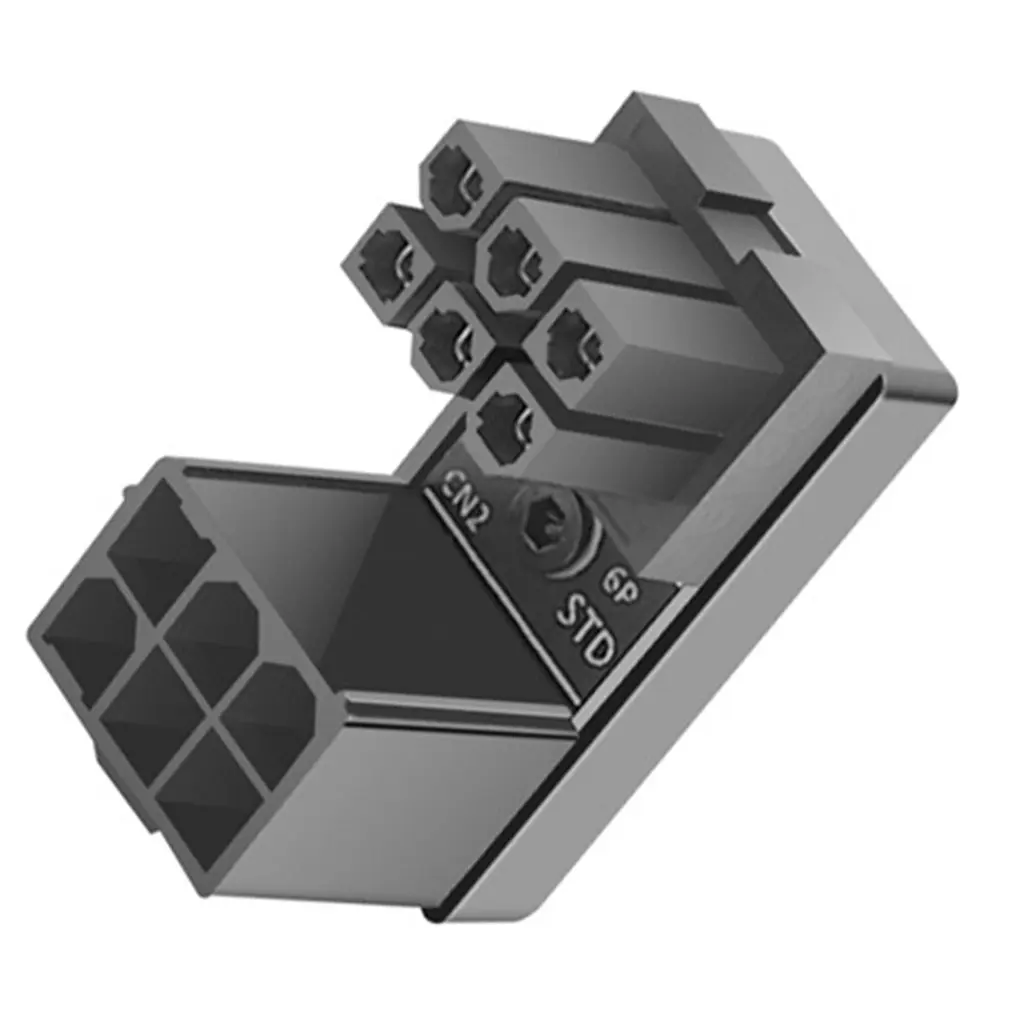ATX 6pin Male 180 Degree Angled to 6pin/8Pin Female Power Adapter for Desktops Graphics Card Power Adapter for PC computer
ATX 6pin Male 180 Degree Angled to 6pin/8Pin Female Power Adapter for Desktops Graphics Card Power Adapter for PC computer