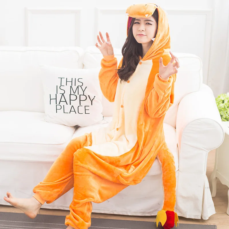 Environmental protection autumn and winter thick flannel fire dragon cartoon animal conjoined couple cute home service pajamas
Environmental protection autumn and winter thick flannel fire dragon cartoon animal conjoined couple cute home service pajamas