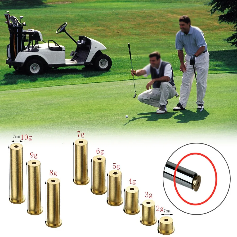 1/3Pcs Golf Club Brass Shaft Tip Swing Weights For Steel Iron Shafts Steel Wood Shafts Golf Accessories Parts 1g-10g
1/3Pcs Golf Club Brass Shaft Tip Swing Weights For Steel Iron Shafts Steel Wood Shafts Golf Accessories Parts 1g-10g