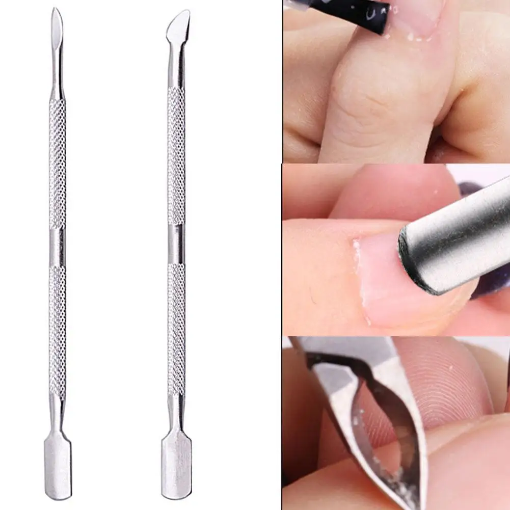1Pcs Steel Double Head Cuticle Pusher for Manicure 2021 Tools for Nails Art Non-Slip Nail Cuticle Remover Accessories
1Pcs Steel Double Head Cuticle Pusher for Manicure 2021 Tools for Nails Art Non-Slip Nail Cuticle Remover Accessories