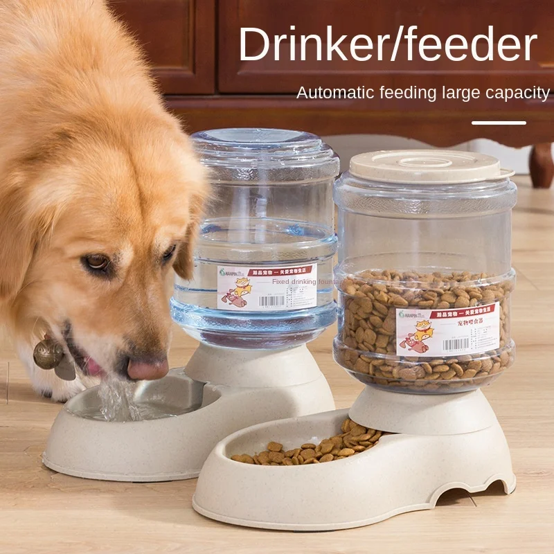 3.75L Automatic Pet Feeding Drinker Dog Cat Feeding Bowl Kettle Large Capacity Pet Cat and Dog Drinking Fountain Pet Supplies
3.75L Automatic Pet Feeding Drinker Dog Cat Feeding Bowl Kettle Large Capacity Pet Cat and Dog Drinking Fountain Pet Supplies
