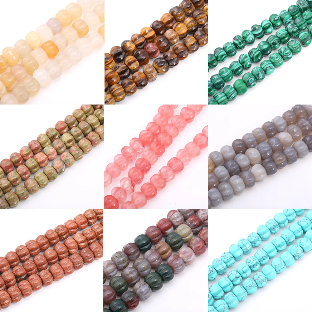 Grade A Natural Stone Beads Round Pumpkin String Loose Beads For Jewelry Making DIY Bracelet Accessories 8/10 MM 25/40PCS/Strand
Grade A Natural Stone Beads Round Pumpkin String Loose Beads For Jewelry Making DIY Bracelet Accessories 8/10 MM 25/40PCS/Strand