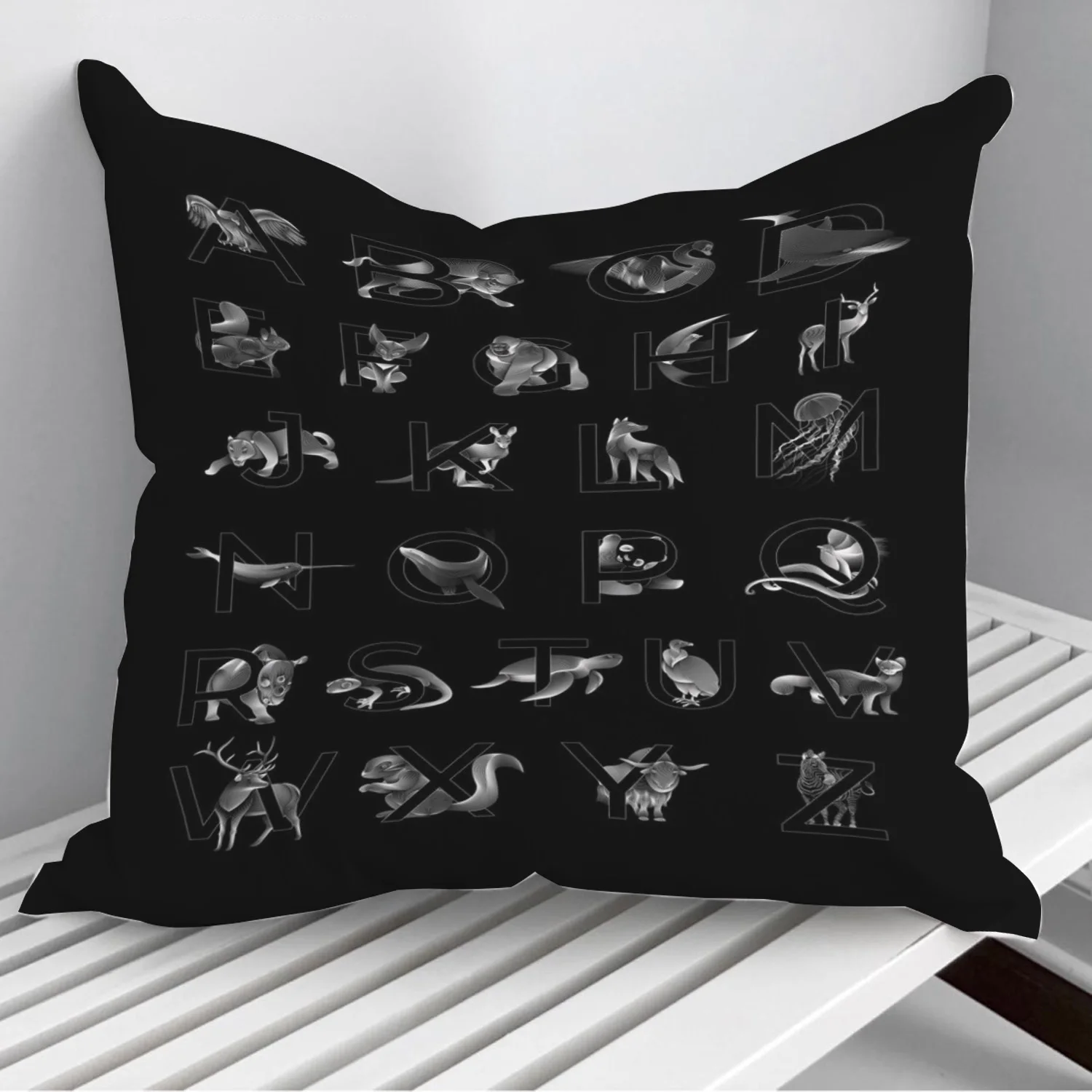 Animals Alphabet Throw Pillows Cushion Cover On Sofa Home Decor 45*45cm 40*40cm Gift Pillowcase Cojines Dropshipping
Animals Alphabet Throw Pillows Cushion Cover On Sofa Home Decor 45*45cm 40*40cm Gift Pillowcase Cojines Dropshipping