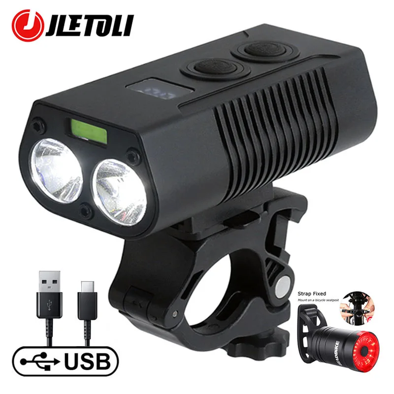JLETOLI USB Rechargeable Bicycle Light Aluminum Alloy Bike Light Front Mtb Headlight Waterproof Light for Cycling Accessories
JLETOLI USB Rechargeable Bicycle Light Aluminum Alloy Bike Light Front Mtb Headlight Waterproof Light for Cycling Accessories