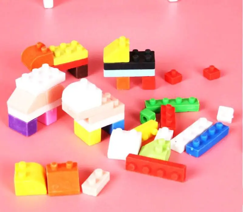 Creative Building Blocks Shape Erasers Assembled Block Rubber Pencil Eraser Student Learning Stationery
Creative Building Blocks Shape Erasers Assembled Block Rubber Pencil Eraser Student Learning Stationery