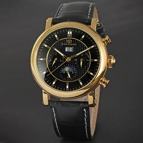 ForsiningA566 men's casual large dial tourbillon automatic mechanical watch
ForsiningA566 men's casual large dial tourbillon automatic mechanical watch