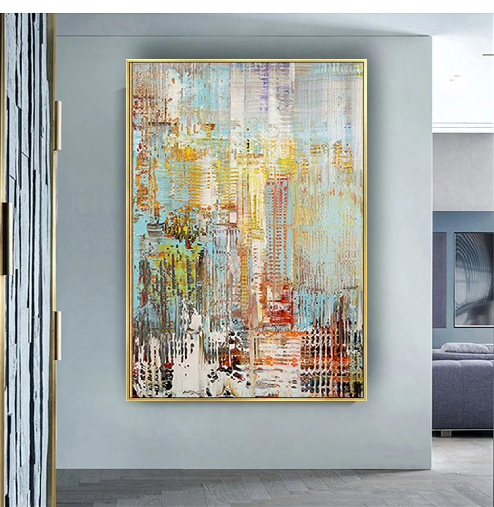 Hand Painted Large vertical Oil Painting On Canvas Wall Art Pictures For Living Room Home Wall Decoration No Framed
Hand Painted Large vertical Oil Painting On Canvas Wall Art Pictures For Living Room Home Wall Decoration No Framed