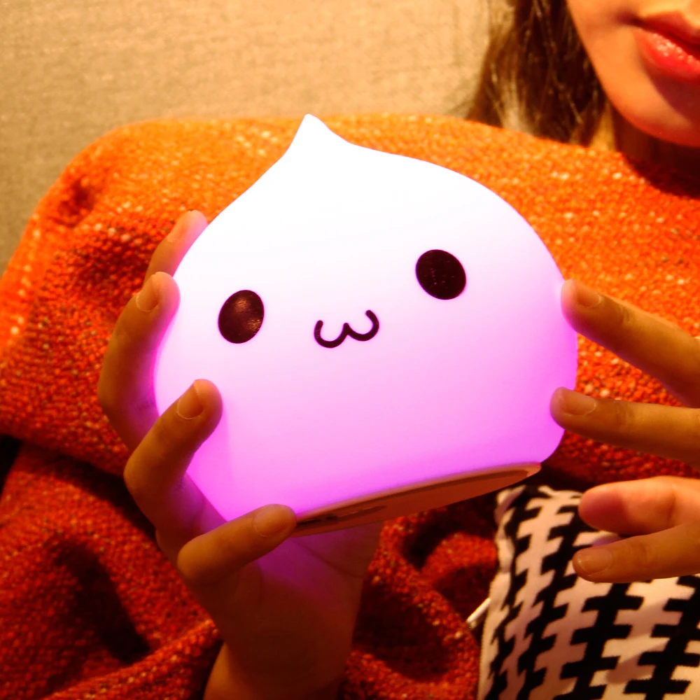 Cute LED Night Light Touch Sensor Colorful Cartoon Silicone Battery Powered Bedroom Bedside Lamp for Children Kids Baby Gift
Cute LED Night Light Touch Sensor Colorful Cartoon Silicone Battery Powered Bedroom Bedside Lamp for Children Kids Baby Gift