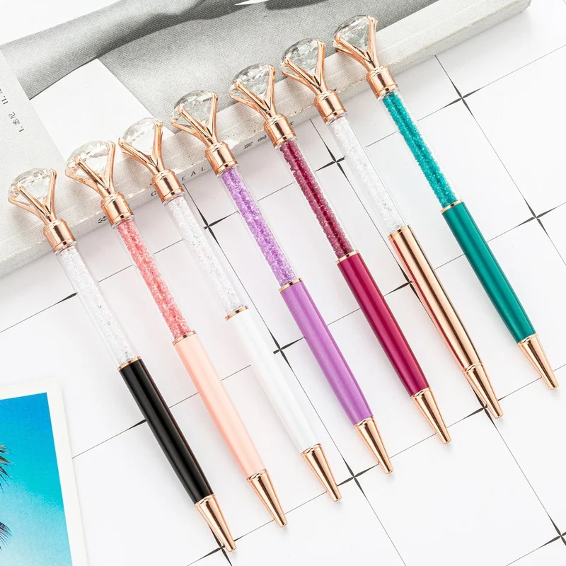 1Pcs Cute Gem Ballpoint Pen Crystal Glass Diamond Metal Ballpoint Pen Beautiful Student Gift Pen School Office Supplies
1Pcs Cute Gem Ballpoint Pen Crystal Glass Diamond Metal Ballpoint Pen Beautiful Student Gift Pen School Office Supplies
