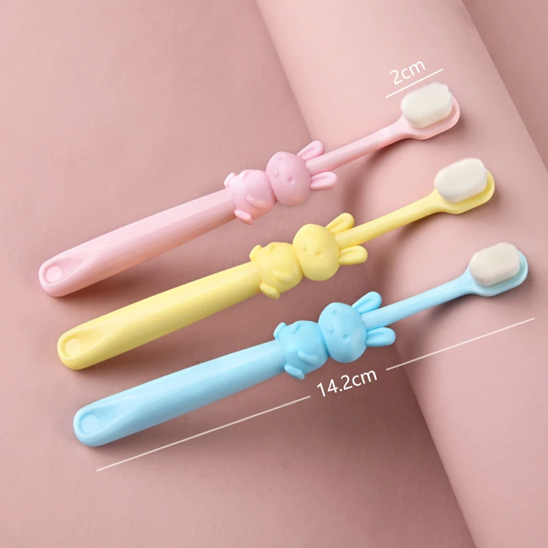 Fashion New Bristled Baby Toothbrush Children Bamboo Charcoal Soft Hair Silicone Cute Clean Teeth Brushing Oral Care Toothbrush
Fashion New Bristled Baby Toothbrush Children Bamboo Charcoal Soft Hair Silicone Cute Clean Teeth Brushing Oral Care Toothbrush