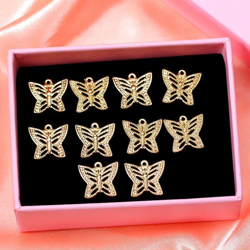 10Pcs/set 6 Styles Golden Hollow Butterfly Filigree Wraps Connector Charms For DIY Jewelry Accessories Handmade Crafts Supplies
10Pcs/set 6 Styles Golden Hollow Butterfly Filigree Wraps Connector Charms For DIY Jewelry Accessories Handmade Crafts Supplies