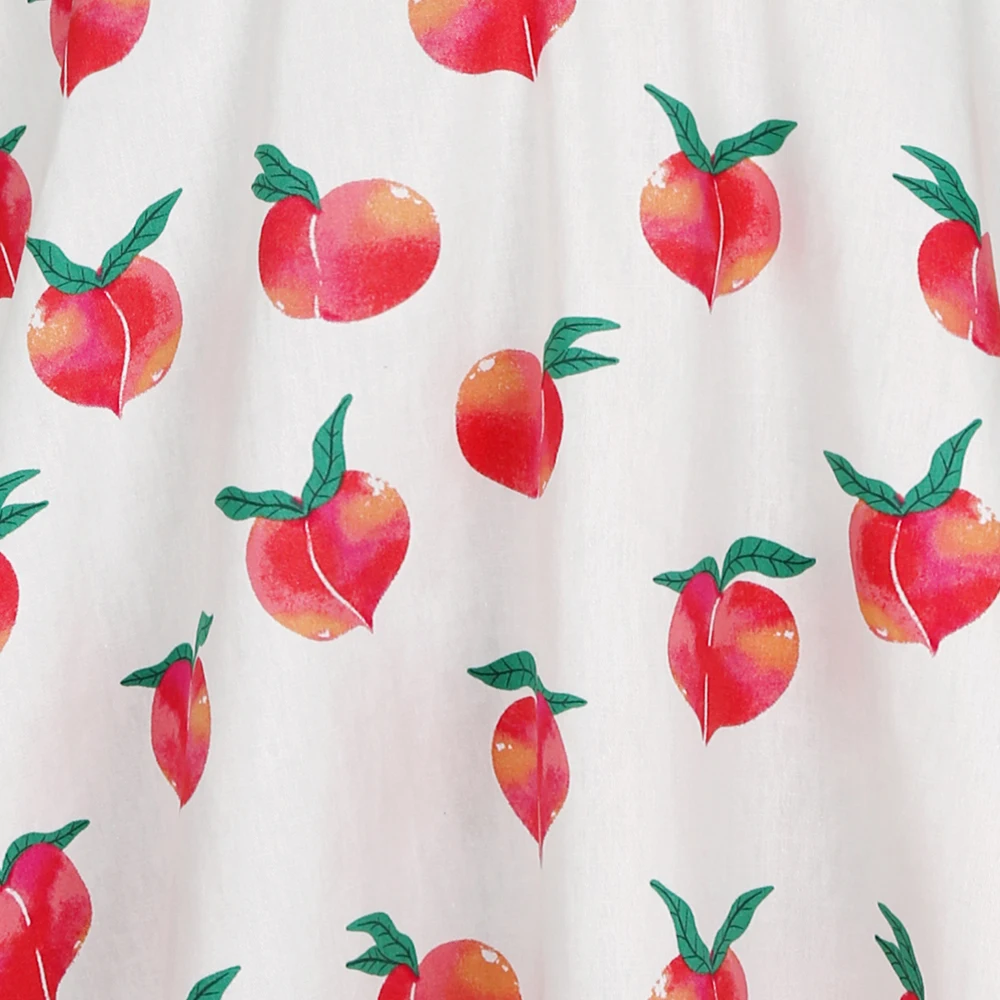 Vintage 1950s High Waist Cotton Knee Length Flare Skirt VD0020 Ladies Peach Fruits Print Summer Women Skirt Plus Size 
Vintage 1950s High Waist Cotton Knee Length Flare Skirt VD0020 Ladies Peach Fruits Print Summer Women Skirt Plus Size