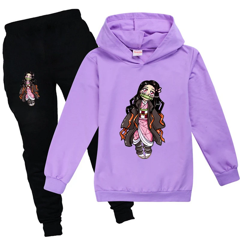 Fall Demon Slayer Cartoon Boy Girls Tops Anime Unisex Harajuku Aesthetic Kawaii Graphic Kimetsu No Yaiba Children Clothing Sets
Fall Demon Slayer Cartoon Boy Girls Tops Anime Unisex Harajuku Aesthetic Kawaii Graphic Kimetsu No Yaiba Children Clothing Sets