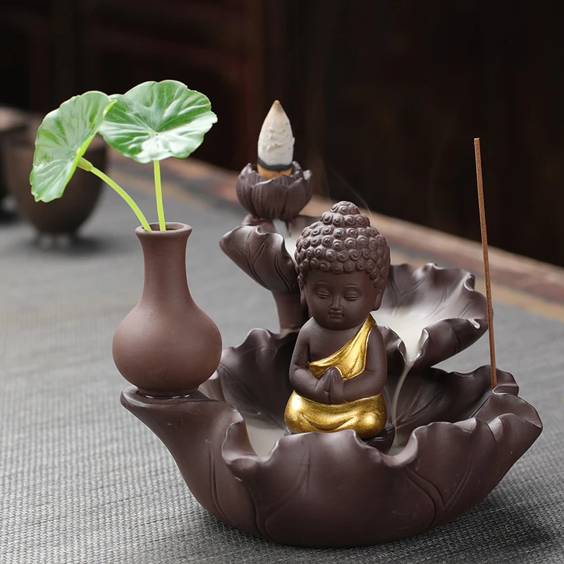 Charcoal Waterfall Incense Burner Holders Smoke Diffuser Zen Buddha Sandalwood Incense Burners House Soporte Home Decor DG50IB
Charcoal Waterfall Incense Burner Holders Smoke Diffuser Zen Buddha Sandalwood Incense Burners House Soporte Home Decor DG50IB