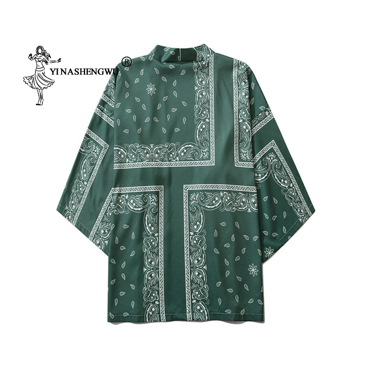 Japanese Flower Cardigan Green Kimono Cosplay Harajuku Women Man Yukata Jacket Streetwear Traditional Robe Asian Clothing Tops
Japanese Flower Cardigan Green Kimono Cosplay Harajuku Women Man Yukata Jacket Streetwear Traditional Robe Asian Clothing Tops