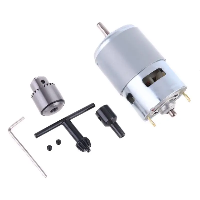 New 775 Motor DC 12-24V Electric Drill With Drill Chuck For Polishing Drilling Cutting
New 775 Motor DC 12-24V Electric Drill With Drill Chuck For Polishing Drilling Cutting