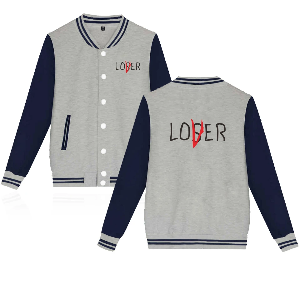 New LOSER LOVER Jackets Coat Autumn Winter Casual Baseball Jacket Men Women Fashion Hip Hop Jackets Coat It Losers Club Jacket
New LOSER LOVER Jackets Coat Autumn Winter Casual Baseball Jacket Men Women Fashion Hip Hop Jackets Coat It Losers Club Jacket