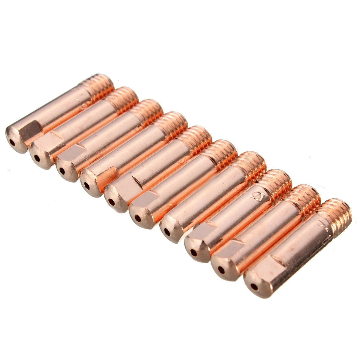 10Pcs Torch Nozzle MB-15AK MIG/MAG M6 Copper Welding Torch Nozzle 0.8/1.0/1.2mm Connector Holder Gas Nozzle Contact Tips
10Pcs Torch Nozzle MB-15AK MIG/MAG M6 Copper Welding Torch Nozzle 0.8/1.0/1.2mm Connector Holder Gas Nozzle Contact Tips