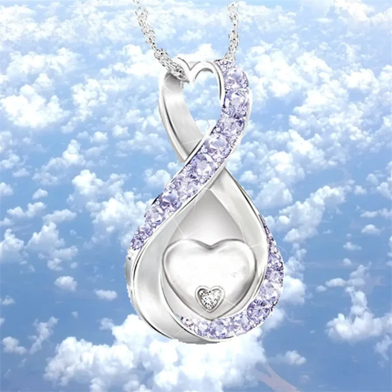 New Fashion Exquisite Heart-shaped Zircon Ladies Birthday Gift Pendant Necklace Anniversary Party Party Jewelry Wholesale
New Fashion Exquisite Heart-shaped Zircon Ladies Birthday Gift Pendant Necklace Anniversary Party Party Jewelry Wholesale