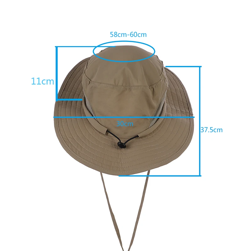 Fisherman Cap Wide Brim Breathable Quick Dry Sunshade Sports Hat Outdoor Fishing Hiking Camping Protective Hat C hot
Fisherman Cap Wide Brim Breathable Quick Dry Sunshade Sports Hat Outdoor Fishing Hiking Camping Protective Hat C hot