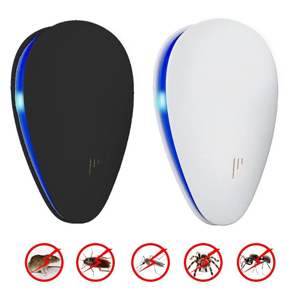 Electronic Ultrasonic Pest Killer Bug Mosquito Cockroach Mouse Killer Repeller LED Anti Rodent Mice Rat Spider Trap EU UK US
Electronic Ultrasonic Pest Killer Bug Mosquito Cockroach Mouse Killer Repeller LED Anti Rodent Mice Rat Spider Trap EU UK US