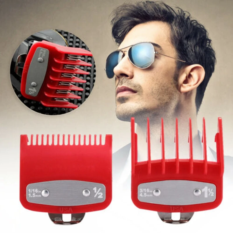 for Wahl Hair Clipper Guide Comb Set Standard Guards Attached Trimmer Style Parts
for Wahl Hair Clipper Guide Comb Set Standard Guards Attached Trimmer Style Parts