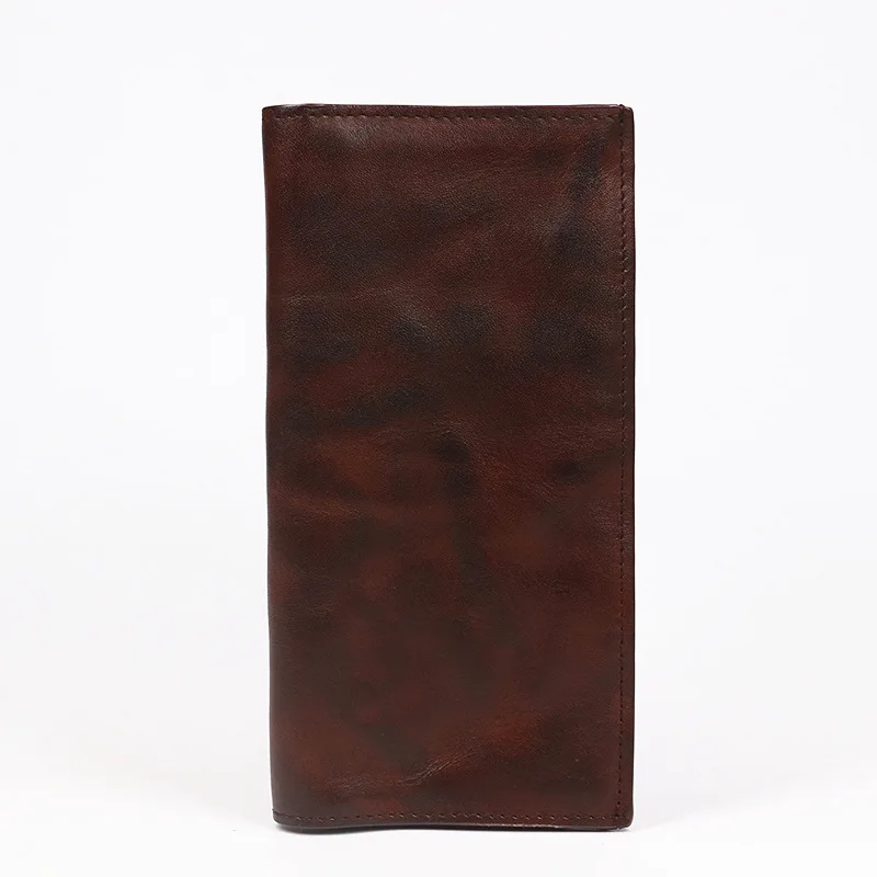 Длинный кошелек из натуральной кожи унисекс, однотонный кошелек, кошельки ручной работы из коровьей кожи
Длинный кошелек из натуральной кожи унисекс, однотонный кошелек, кошельки ручной работы из коровьей кожи