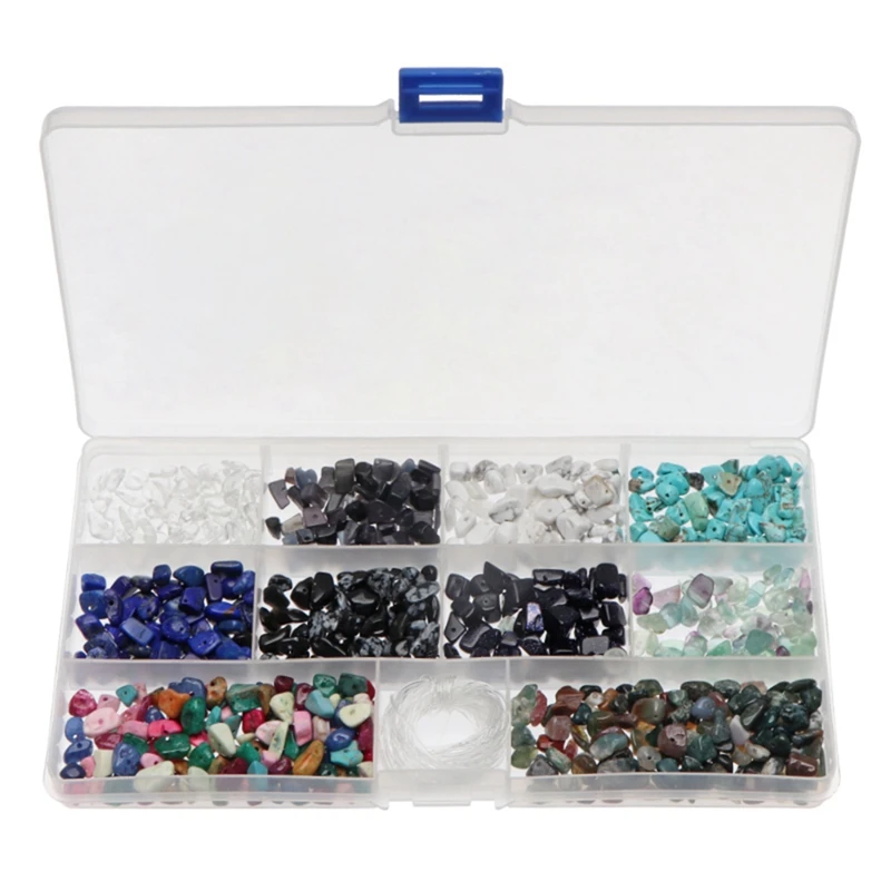 Natural Gravel Beaded DIY Handmade Jewelry Accessories 11 Crystal Agate Boxed Combination
Natural Gravel Beaded DIY Handmade Jewelry Accessories 11 Crystal Agate Boxed Combination