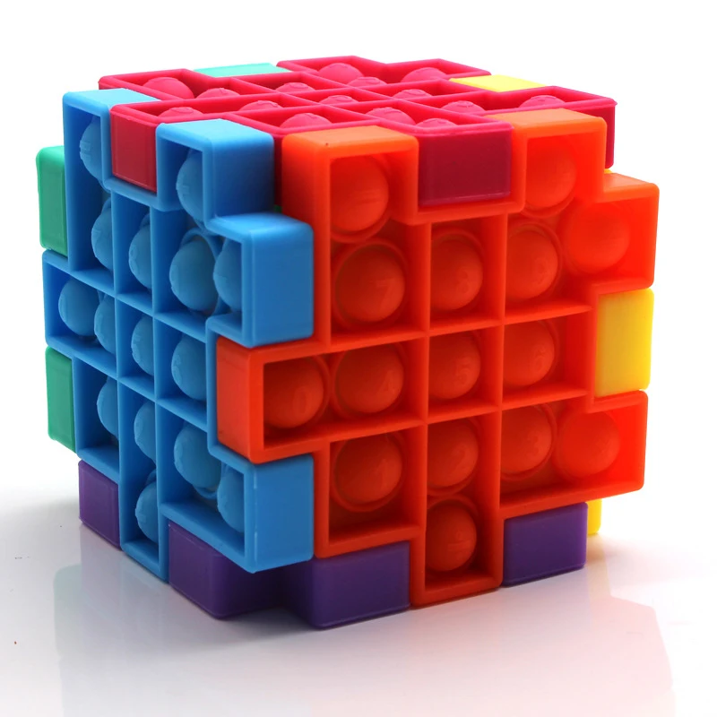 Fidget Toys Push Puzzle Cube Colorful DIY Assembly Cube Bubble Antistress Sensory Soft Squishy Christmas Children Gifts
Fidget Toys Push Puzzle Cube Colorful DIY Assembly Cube Bubble Antistress Sensory Soft Squishy Christmas Children Gifts