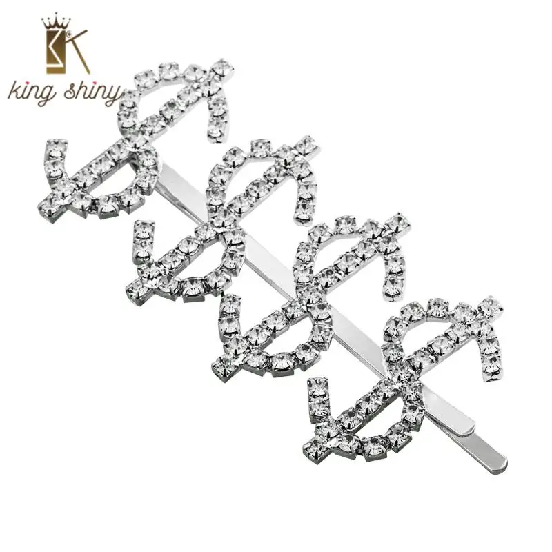Korean Stylish Rhinestone Statement Hair Barrettes for Woman Elegant Dollar Shape Hair Clips Sweet Girl Party Hair Accessories
Korean Stylish Rhinestone Statement Hair Barrettes for Woman Elegant Dollar Shape Hair Clips Sweet Girl Party Hair Accessories