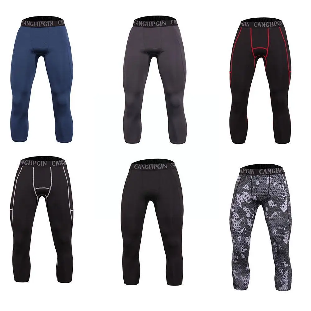 Men Running Sports Shorts Fitness Workout 3/4 Men Compression Tights Pants Training Short Cycling Leggings O5S4
Men Running Sports Shorts Fitness Workout 3/4 Men Compression Tights Pants Training Short Cycling Leggings O5S4