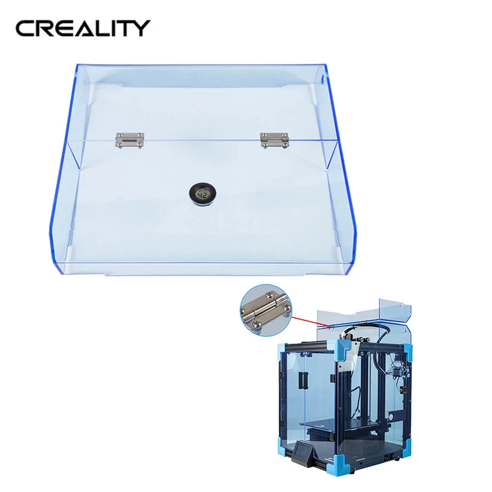 Ender-6 3D Printer Machine Top Cover Enclosure Protection Cover with Automatic Temperature Measurement Display for Ender 6
Ender-6 3D Printer Machine Top Cover Enclosure Protection Cover with Automatic Temperature Measurement Display for Ender 6