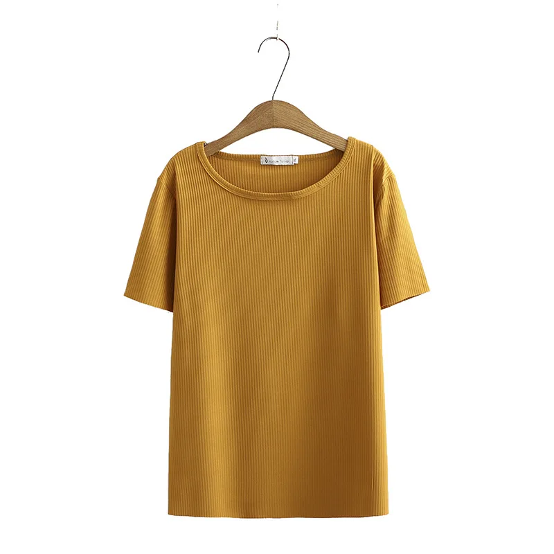 Women Summer T-shirt Lady Tops Woman Short Sleeve Tees Simple Loose Fashion Plus Size Camiseta A2 2038 
Women Summer T-shirt Lady Tops Woman Short Sleeve Tees Simple Loose Fashion Plus Size Camiseta A2 2038